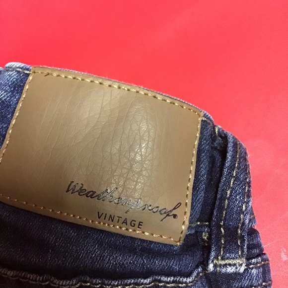 WEATHERPROOF boy’s vintage straight jeans. Sz 8. Blue - Picture 7 of 10